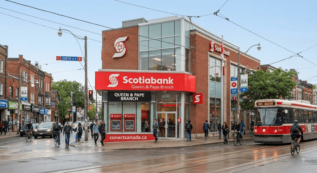 Scotiabank Queen & Pape Branch